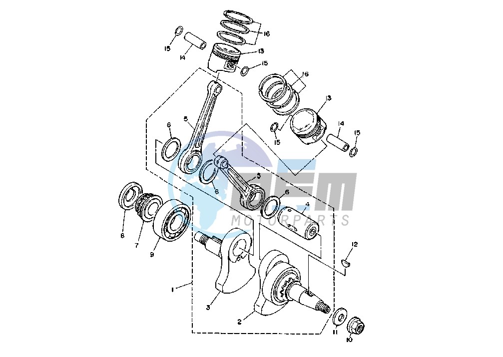 CRANKSHAFT PISTON