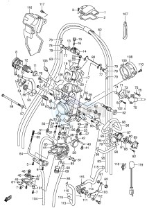 DR-Z400 (E1) drawing CARBURETOR (DR-Z400K3 EK3 K4 EK4)