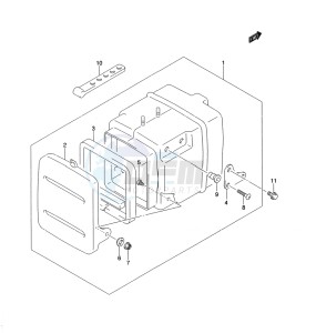 LT-A500XP Z drawing REAR BOX