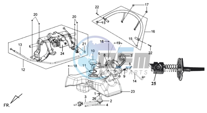 FUEL TANK - FUEL CUT