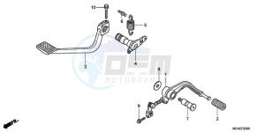 GL1800A Korea - (KO) drawing PEDAL