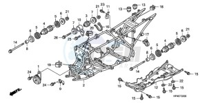 TRX420FPM9 U / 4WD drawing FRAME BODY