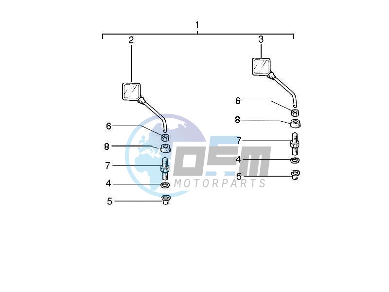 Driving mirror/s