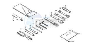 CB1300SA9 Europe Direct - (ED / ABS BCT MME TWO TY2) drawing TOOLS