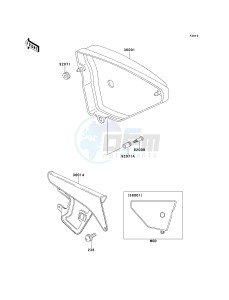 KE 100 B [KE100] (B16-B20) [KE100] drawing SIDE COVERS_CHAIN COVER