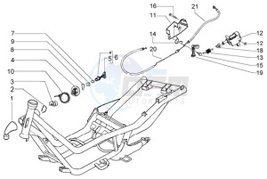 X9 125 Evolution drawing Locks