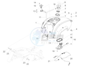 MGX 21 FLYING FORTRESS 1380 USA drawing Fuel tank