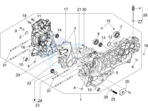 LXV 125 4T ie E3 drawing Crankcase