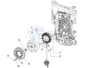 Liberty 200 4t (N15000U01) drawing Flywheel magneto