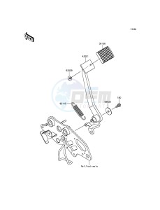 VULCAN_S_ABS EN650BFF XX (EU ME A(FRICA) drawing Brake Pedal