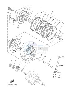 XTZ125E (1SBB) drawing CLUTCH