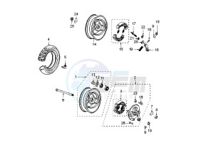 LUDIX 10 ONE - 50 cc drawing WHEELS