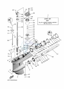 F80DETX drawing LOWER-CASING-x-DRIVE-1