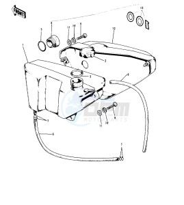 G5 100 drawing SIDE COVER_OIL TANK -- 72-73 G5-A- -