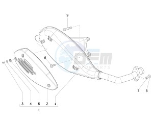 Fly 50 4t 4v drawing Silencer