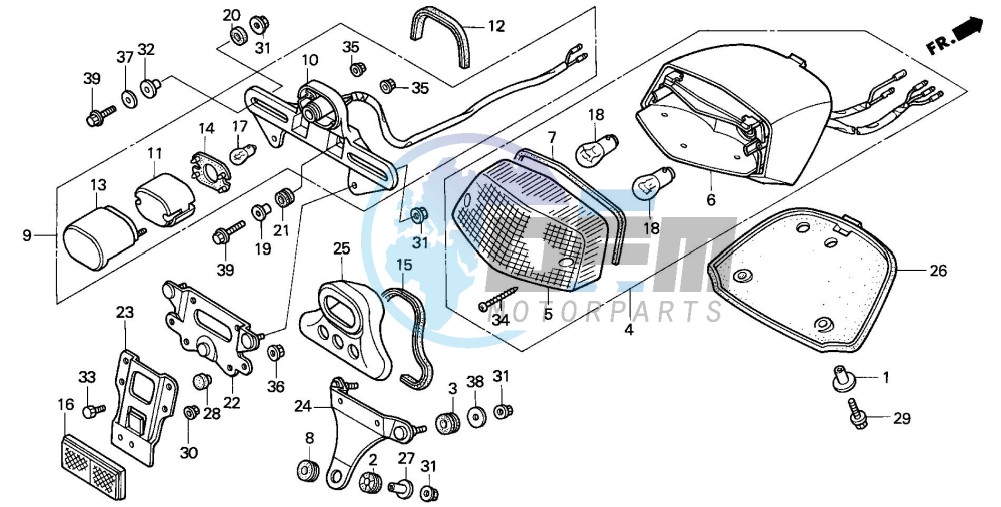 TAILLIGHT (VT1100C2-CM/2CM)