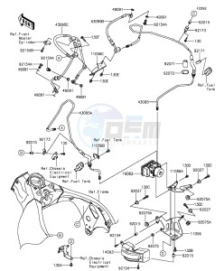 NINJA ZX-10R ABS ZX1000SGFA XX (EU ME A(FRICA) drawing Brake Piping