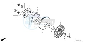 FJS600AB SilverWing ED drawing DRIVE FACE