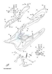 OVETTO 4 50 OVETTO 4 (2ACA) drawing STAND & FOOTREST