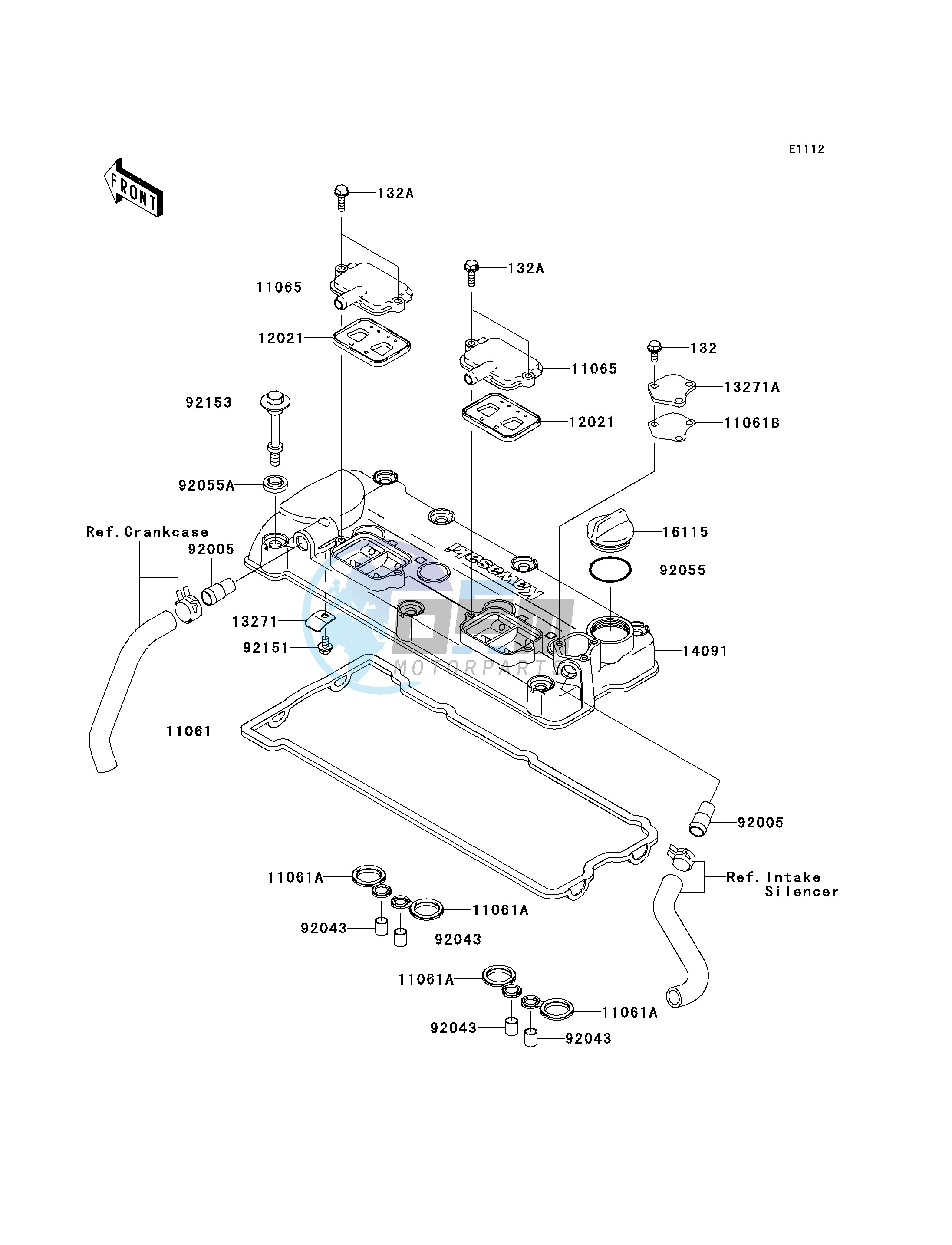 CYLINDER HEAD COVER-- A6F - A8F- -