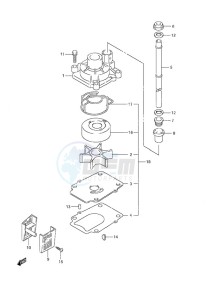 DF 90A drawing Water Pump