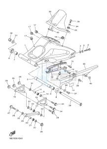 FZ8-S ABS FZ8 FAZER (ABS) 800 (1BD5 1BD7) drawing REAR ARM