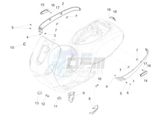 LXV 150 (NAFTA) drawing Side cover - Spoiler