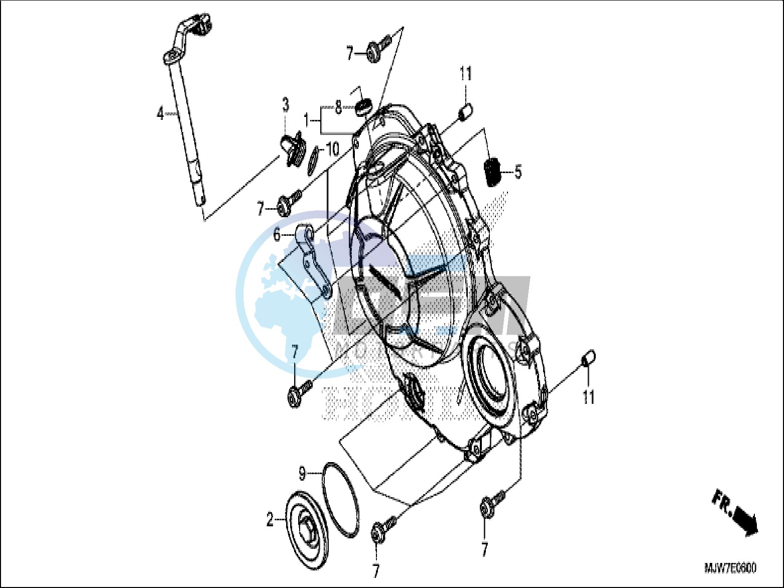 RIGHT CRANKCASE COVER