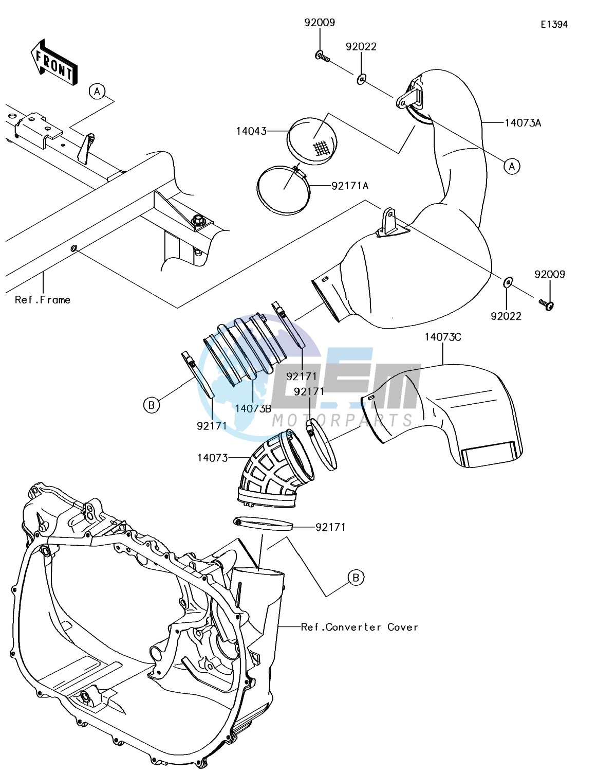 Air Cleaner-Belt Converter