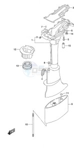 DF 6A drawing Drive Shaft Housing