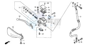 SFX50S drawing FR. BRAKE MASTER CYLINDER (2)