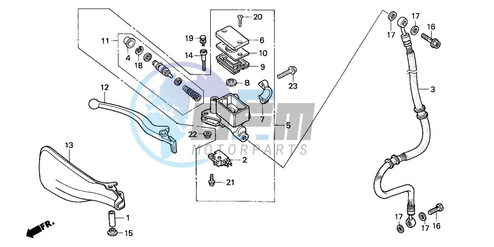 FR. BRAKE MASTER CYLINDER (2)