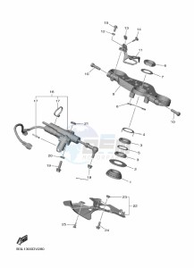 YZF1000 YZF-R1 (B3LS) drawing STEERING