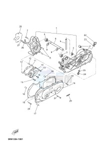 YN50 NEO'S (2APC 2APC 2APC) drawing CRANKCASE