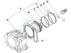 Granturismo 125 L Potenziato drawing Cylinder - piston - wrist pin unit