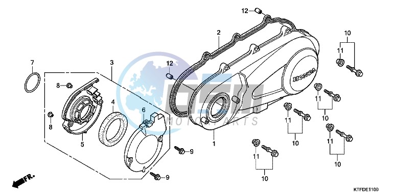 LEFT CRANKCASE COVER