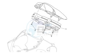 Scarabeo 400-492-500 Light drawing Dashboard