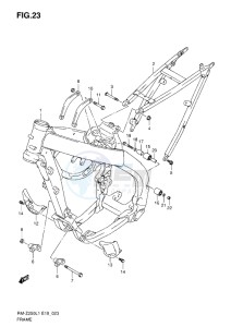 RM-Z 250 drawing FRAME L1