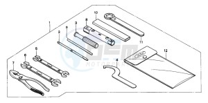 CB250 drawing TOOLS