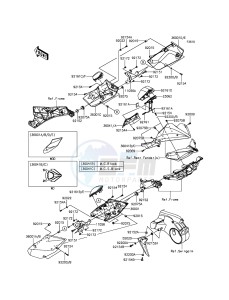 NINJA H2R ZX1000PFF EU drawing Side Covers/Chain Cover