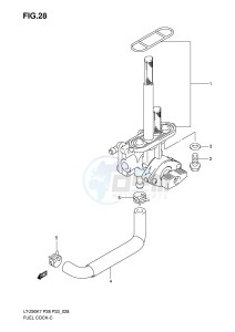 LT-Z90 (P28-P33) drawing FUEL COCK