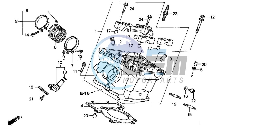 REAR CYLINDER HEAD