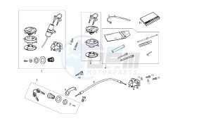 MULHACEN - 125 CC VTHMS1A1A 4T EU3 drawing LOCKS - ACCESSORIES