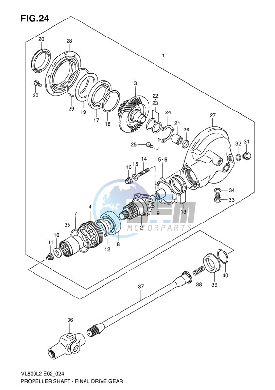 PROPELLER SHAFT_FINAL DRIVE GEAR