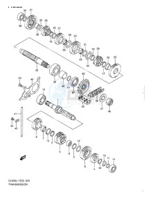 DL 650 V-STROM EU-UK drawing TRANSMISSION