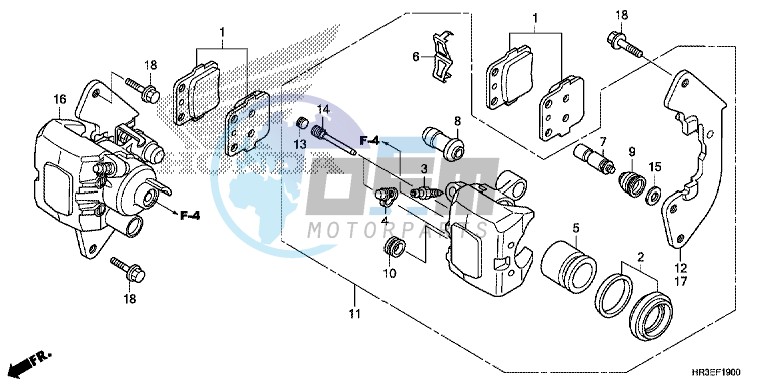 FRONT BRAKE CALIPER