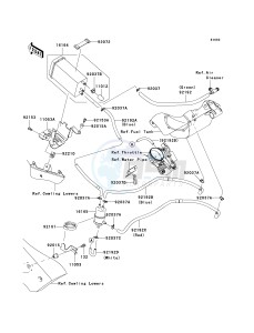 ZX 600 N [NINJA ZX-6RR] (6F) N6F drawing FUEL EVAPORATIVE SYSTEM -- CA- -