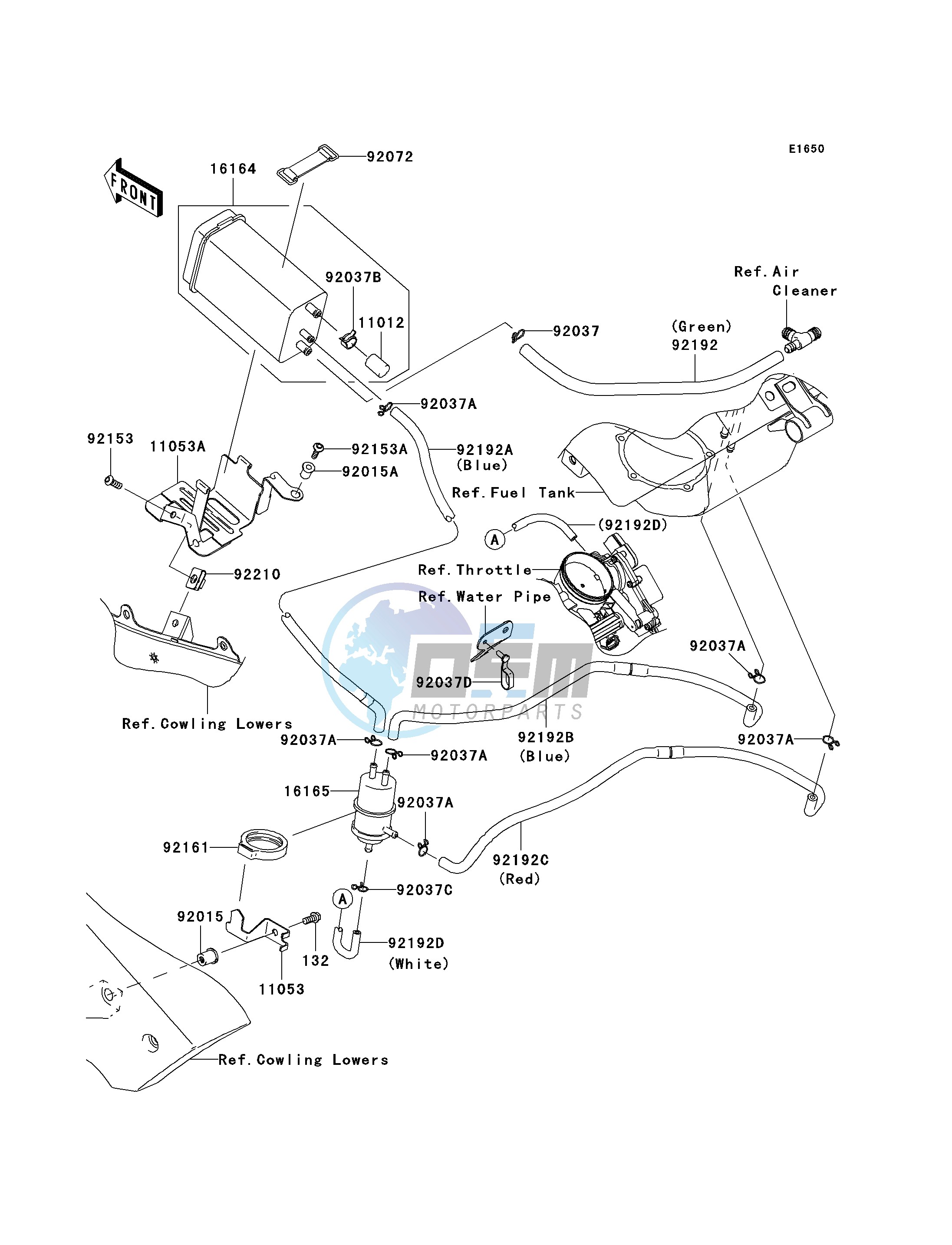 FUEL EVAPORATIVE SYSTEM -- CA- -