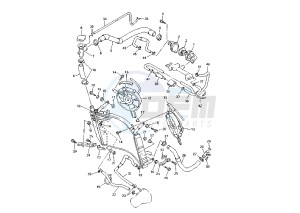 YZF R THUNDER ACE 1000 drawing COOLING SYSTEM