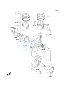 KLX 125 A (A6F) A6F drawing CRANKSHAFT_PISTON-- S- -